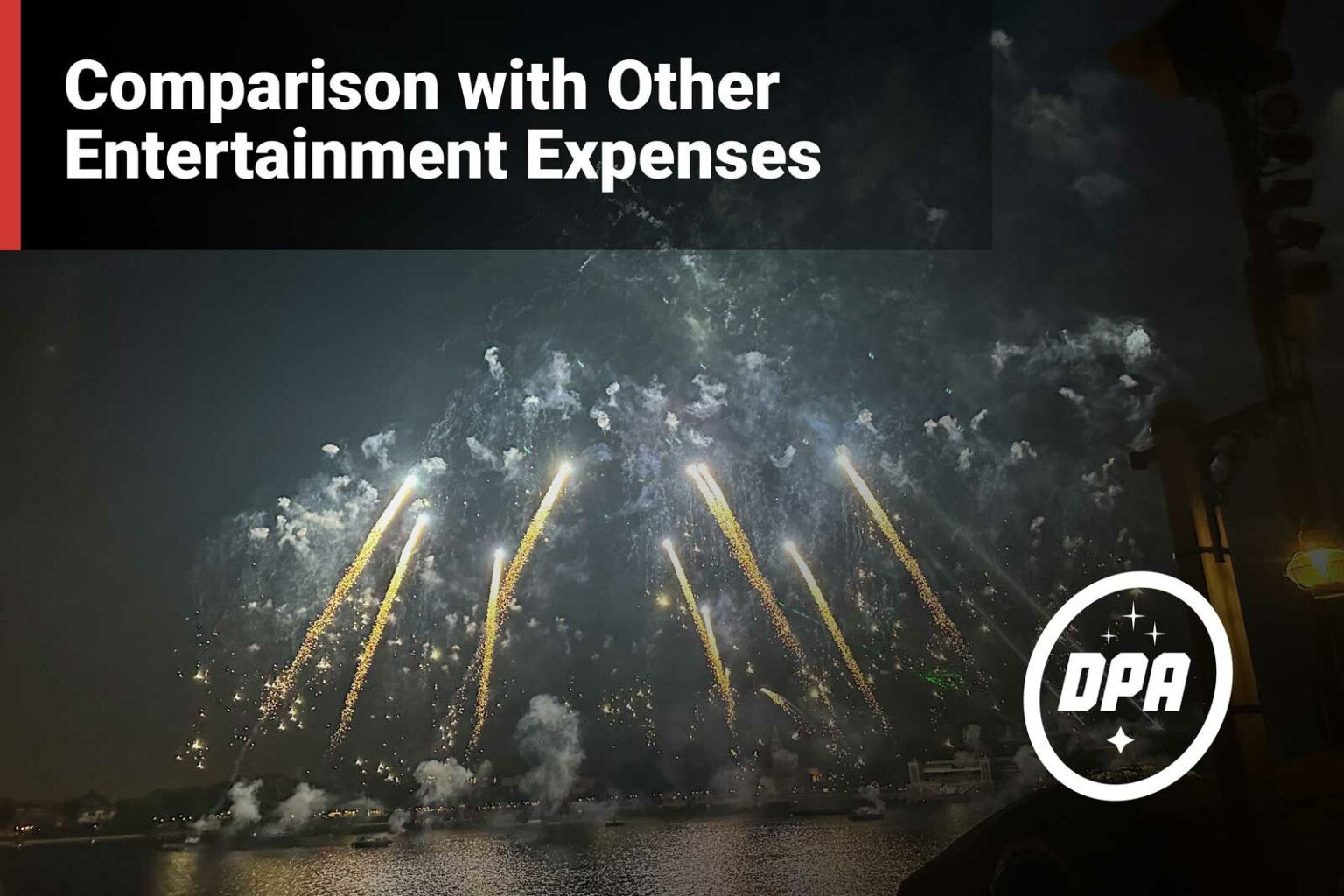Comparing Fireworks with Other Entertainment Expenses