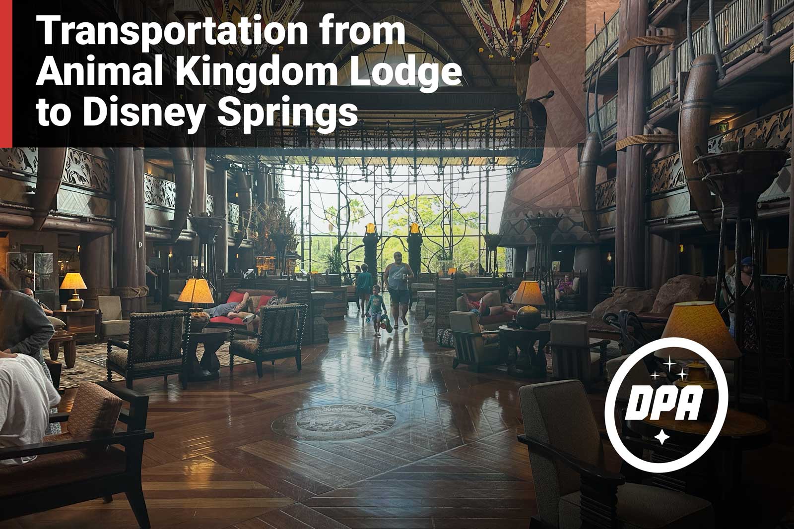 Transportation from Animal Kingdom Lodge to Disney Springs
