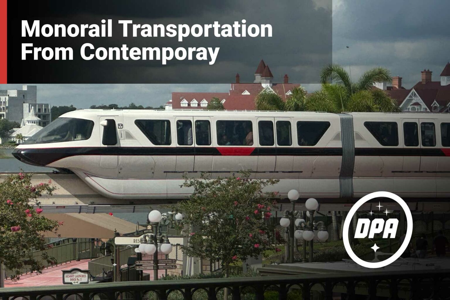 Catch the Monorail from the Contemporary to the Magic Kingdom