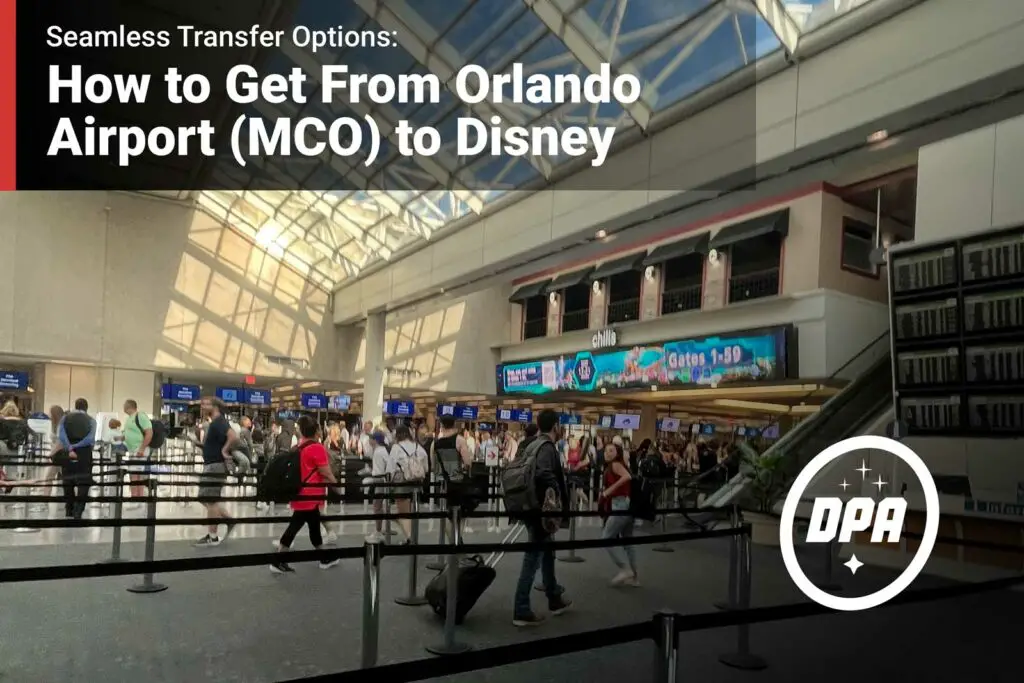 Transportation Option for How to get from the Orlando Airport (MCO) to Walt Disney World Resort