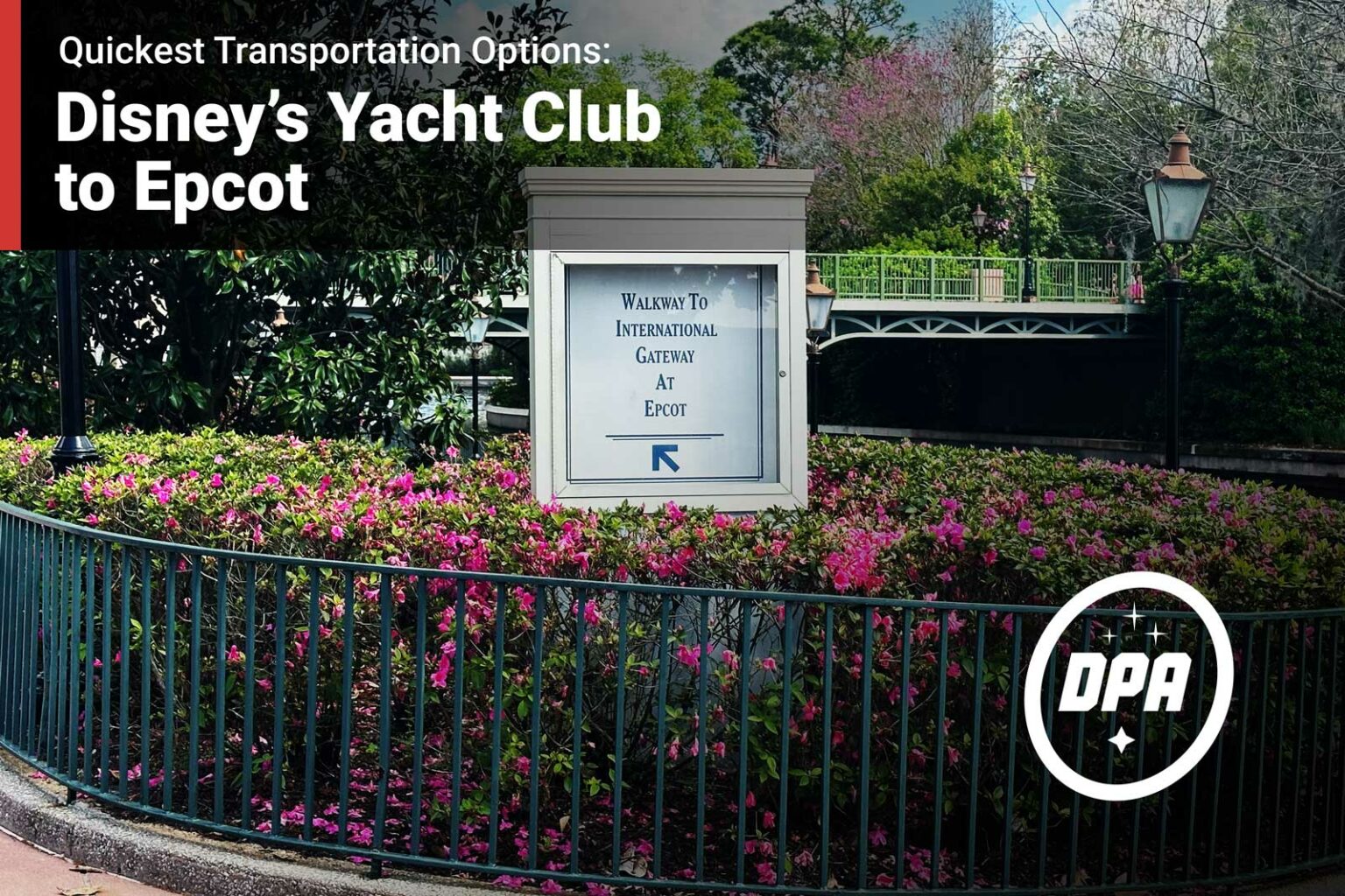 how far is disney yacht club to epcot