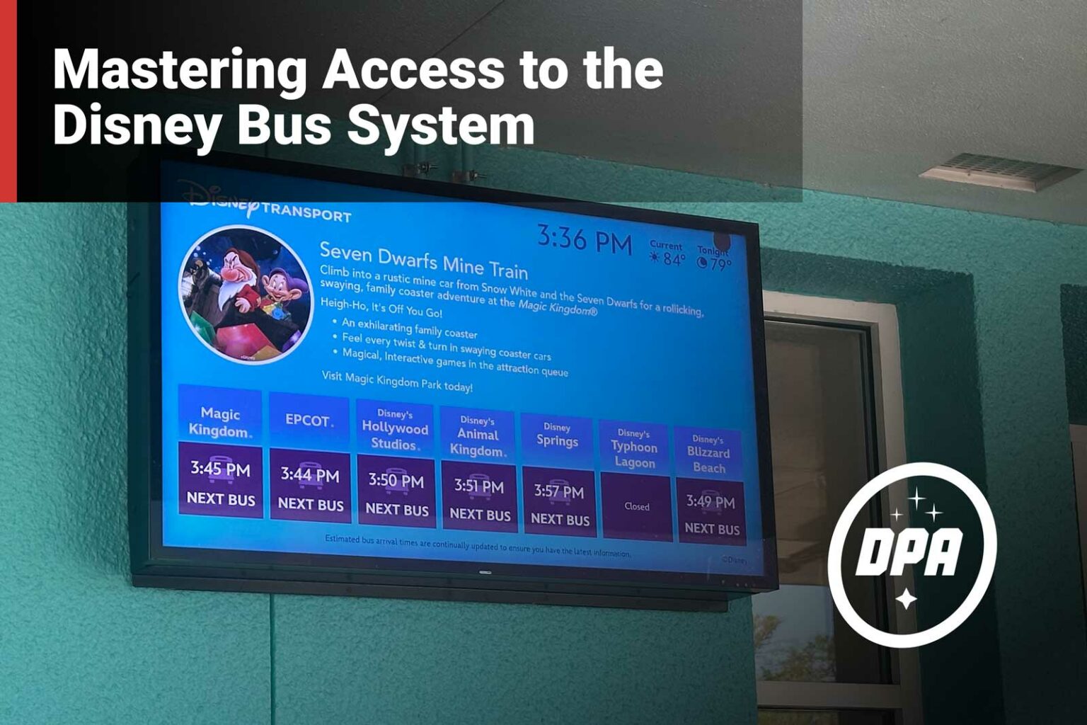 Mastering Access to the Disney Bus System