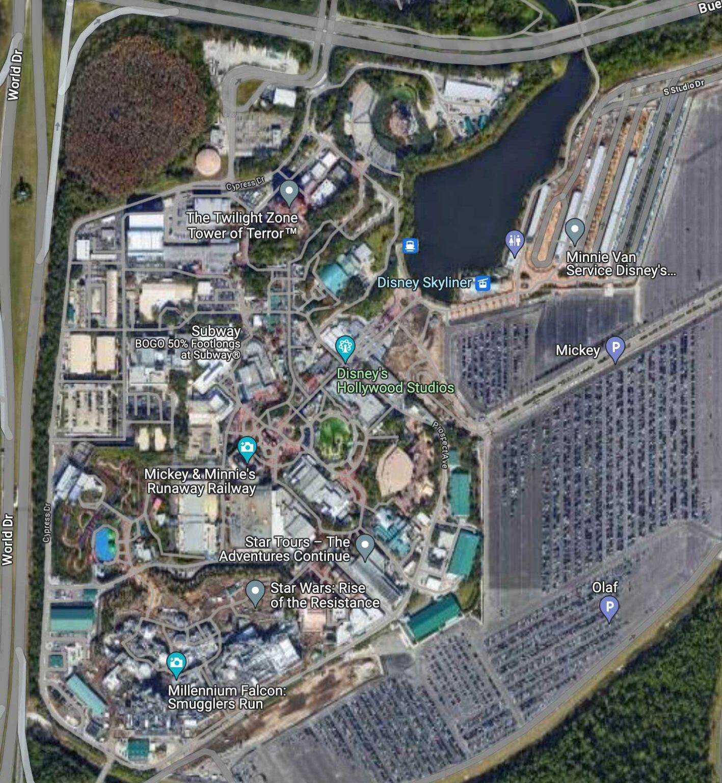 Overview & Layout of Disney's Hollywood Studios