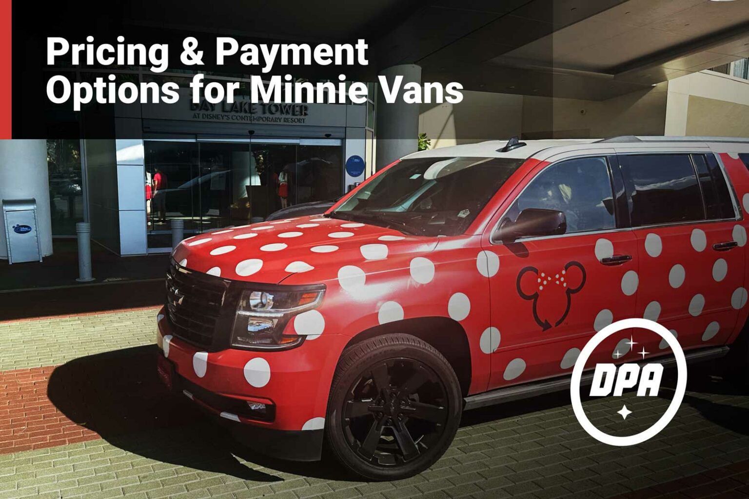 Pricing & Payment Options for Minnie Van Service
