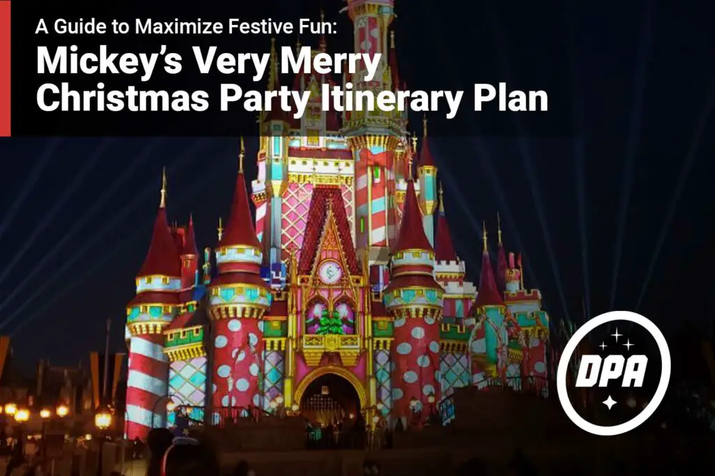 Mickey’s Very Merry Christmas Party Itinerary Plan