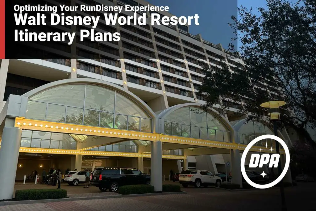 Walt Disney Resort Itinerary Plans: Optimizing Your RunDisney Experience